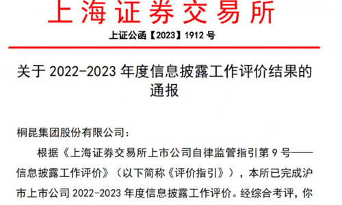 j9九游会股份信息披露评价“七连A”！